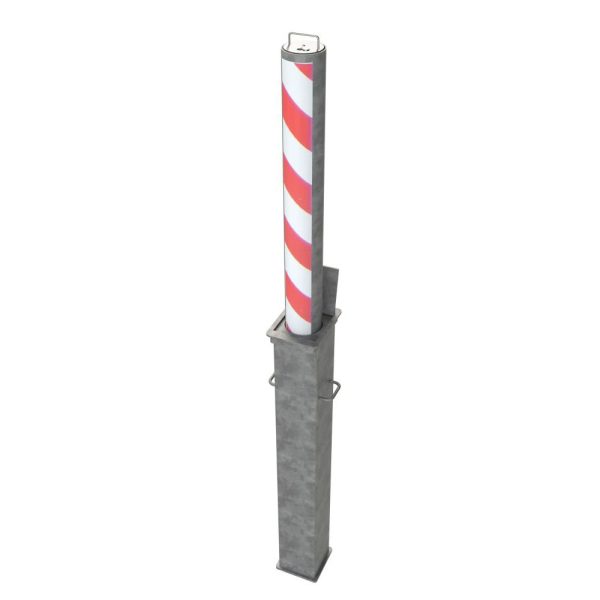 Galvanised Round Lift 850mm Lift Assist Telescopic Security Post