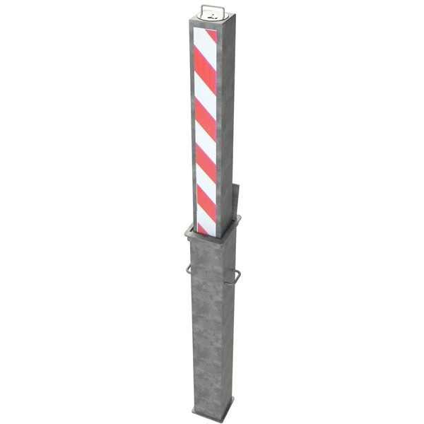 Galvanised Square Lift 850mm Lift Assist Telescopic Security Post
