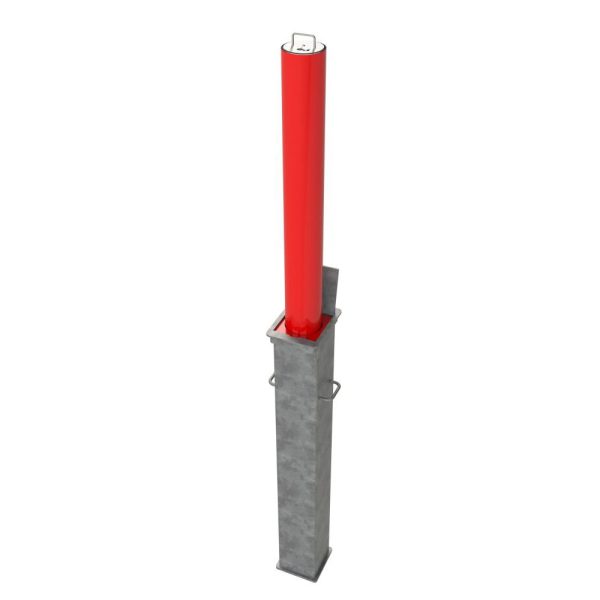 Powder Coated Round 850mm Lift Assist Telescopic Security Post