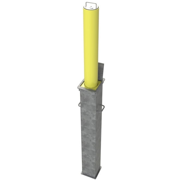 Powder Coated Round 670mm Lift Assist Telescopic Security Post