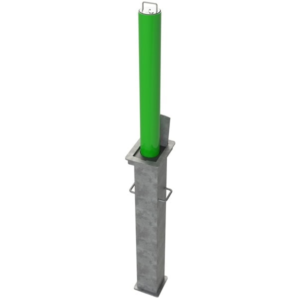 Powder Coated Round Heavy Duty 670mm Telescopic Security Post