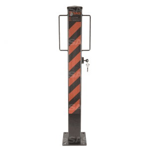 HD Folding Security Post, Bolt Down