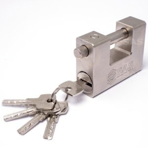 C Type Solid Steel Padlock