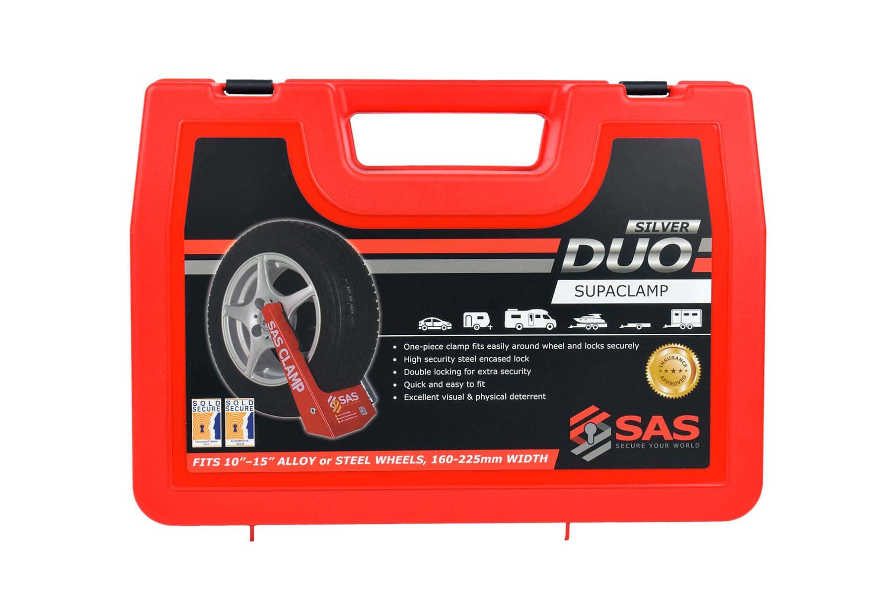 Supaclamp Duo Silver Wheelclamp - Image 8