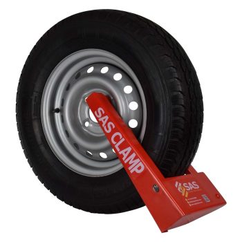 SAS HD1 Heavy-Duty wheelclamp for steel wheels in plastic case