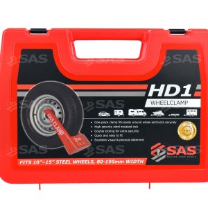 Wheel clamp case red