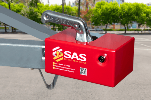 SAS Original HL3 Hitchlock for Unbraked Trailers with Y-shaped hitch coupling