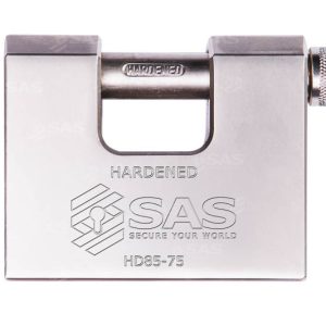 HD85-75 Solid Hardened Steel Padlock, 75mm, with 5 keys - Image 3