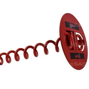 ScrewIn Ground Anchor, 400mm deep, Corkscrew Style - Image 3