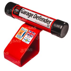 PJB320T - Garage Defender White w Padlock & Tarmac Adaptor - Image 6