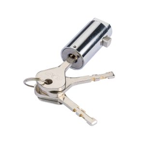 Barrel lock with 3 keys