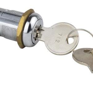 Replacement lock with 2 keys