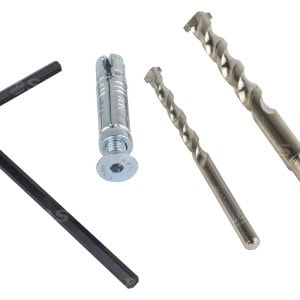 Garage defender fixing kit